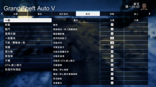 GTA5PC版怎么操作,GTA5PC版按键操作指南 