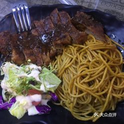 暴走畅游吧的牛扒配意粉好不好吃 用户评价口味怎么样 广州美食牛扒配意粉实拍图片 大众点评 