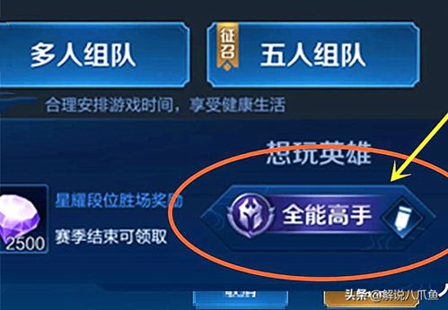 王者荣耀 全能选手有什么作用 全能选手还很弱,挂着全能不补位