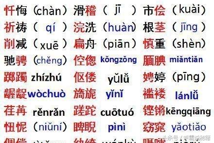 语文老师提醒 这些词语从小学考到高中,掌握不牢,要吃大亏