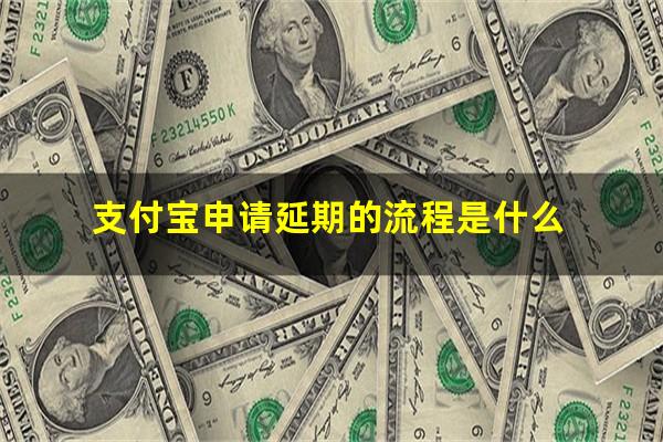 支付宝申请延期的流程是什么